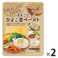 エスビー食品 まるごとひよこ豆ペースト あらごしタイプ 200g 1セット（1個×2）