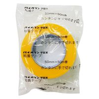 【ガムテープ】 パイオランテープ 梱包用 黄 幅50mm×長さ50m K-10-YE ダイヤテックス 1セット（1巻×5）