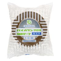 【ガムテープ】 パイオランテープ 梱包用 ベージュ 幅50mm×長さ50m K-10-BE ダイヤテックス 1セット（1巻×5）