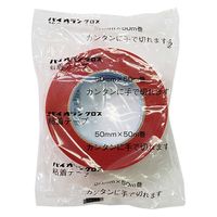 【ガムテープ】 パイオランテープ 梱包用 赤 幅50mm×長さ50m K-10-RE ダイヤテックス 1セット（1巻×5）