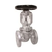 ヨシタケ ベローズ弁 ダクタイル JIS20KRF BSV-20F-100A 1個 64-4025-44（直送品）