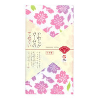 【まとめ買いでお得】日繊商工 こぼれ桜　やわらかガーゼのてぬぐい　日本製 JS6099 1箱(100個入)（直送品）