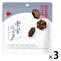 チョコレート バレンタイン ホワイトデー 個包装　お配り菓子 雪室ショコラ　まろみミルク 45g 1セット（1個×3）