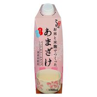 【ワゴンセール】コーセーフーズ お米と米麹でつくったあまざけ 1000ml 1箱（6本入）【1リットル】