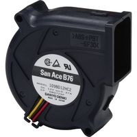 山洋電気 ファンモータ|SanAce DCブロア 109BC12FA7ー1 109BC12FA7-1 1セット(2個)（直送品）