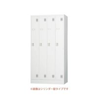 アズワン TLKスタンダードロッカー 4人用 ダイヤル錠 65-9622-84 1台（直送品）