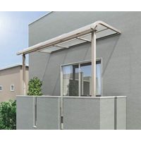 バリューテラスE 関東間 間口1間 出幅5尺 耐荷重600N/m2 SC ポリカーボネート(グレースモーク) VRBE-EB1815SC（直送品）