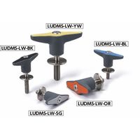 プラクランプレバー 平座金組み込みタイプ(おねじ・ステンレス製) LUDMSーLW LUDMSー67ー8ー20ーLW25ーOR（直送品）