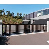 四国化成建材 ユニットラインF1型 H1200 開口幅8000 アルミ 縦格子 片引き ULF1-12EL-S8SBK 1個（直送品）