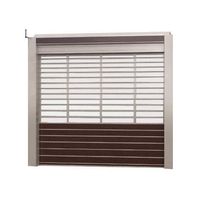 ユニットシャッター USファサード仕様 TWタイプ サイズ27 SB(セピアブラウン+ステンカラー) 電動式 USF-TW27B-SB 1個（直送品）