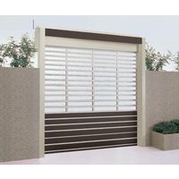 四国化成建材 ユニットシャッター TWタイプ サイズ27 SB(セピアブラウン+ステンカラー) 電動式 USN-TW2724E-SB 1個（直送品）