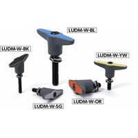 鍋屋バイテック会社 プラクランプレバー ばね座金組み込みタイプ(おねじ) LUDMーW LUDMー52ー5ー16ーWーOR 1セット(3個)（直送品）