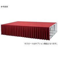 パックス工業 折りたたみ式アルミ製ステージH900(カーペット付) Eセット グレー S-ES90WK 1セット 63-1217-56（直送品）