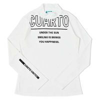 クアトロ ロゴ裏起毛あったかインナー　WHT　S K6016 1点（直送品）