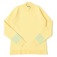 クアトロ 選べるカラー・ポリニットトップス　YEL　M M3474 1点（直送品）