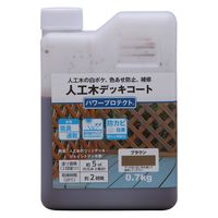 和信ペイント パワープロテクト(PE) 0.7kg ブラウン #801075 1個（直送品）