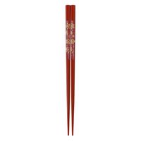 ナカノ 塗箸 螺鈿 金桜 21ｃｍ W-1708 1ケース(1ケース100個入×1)（取寄品）