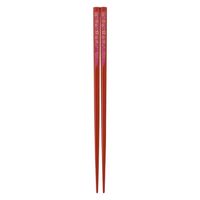 ナカノ 塗箸 先角食洗 加賀 桜 21ｃｍ W-1759 1ケース(1ケース100個入×1)（取寄品）
