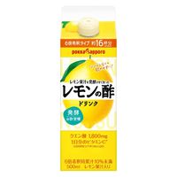 レモン果汁を発酵させて作ったレモンの酢500ml 1個 ポッカサッポロ 6倍希釈 クエン酸 ビタミンC