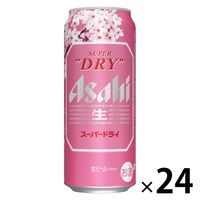 （数量限定）ビール アサヒスーパードライ 春限定 スペシャルパッケージ 桜 缶 500ml 1箱（24本）