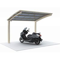 四国化成建材 サイクルポートVーR H2061 ポリカーボネート(グレースモーク) 延高 VCLE-P2061SC 1個（直送品）