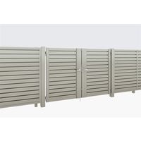 四国化成建材 GTM7型 W1000X2 H1800 縦格子 両開き 打掛錠 GTM7-UO1018WSC 1個（直送品）