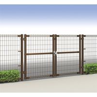 四国化成建材 LMM10型 W920 H1500 メッシュ 片開き 打掛錠 NLMM10-1015SBR 1個（直送品）