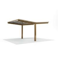 四国化成建材 サイクルポートVFーR H4130 ポリカーボネート(クリアマット) 延高 LVFCE-C4130BZ 1個（直送品）