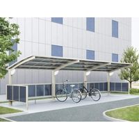 四国化成建材 サイクルポートVーR H2231 ポリカーボネート(クリアマット) 標準高 VCC-C2231SC 1個（直送品）