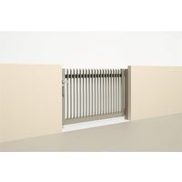 四国化成建材 BGAL型 W2200X2 H1400 縦格子 両開き ノンレールタイプ BGALN-14-4WSC 1個（直送品）