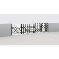 四国化成建材 アイラインN1型 W400F H1400 親子開き 自在キャスタータイプ IL1J14L-400FBK 1個（直送品）