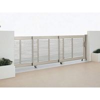 四国化成建材 スタッキング引戸1型 H1400 開口幅3979 アルミ 横格子 スタッキング STG1R-4514SSC 1個（直送品）