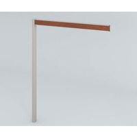 四国化成建材 USファサード 梁ユニット サイズ54 MB(ステンカラー+マロンブラウン) USF-BS54MB 1個（直送品）