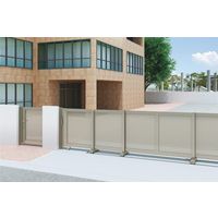 四国化成建材 スタックラインNA3型 H1800 開口幅15500 アルミ パンチング 片引き NA3F18ML-155SSC 1個（直送品）