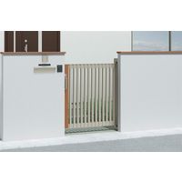 四国化成建材 アルディスライド1型 W1400 H1200 開口幅800 アルミ 縦格子 片引き ADS1-1412MB 1個（直送品）