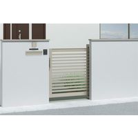 四国化成建材 アルディスライド3型 W1400 H1400 開口幅800 アルミ 横格子 片引き ADS3-1414SC 1個（直送品）