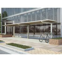 四国化成建材 サイクルポートMAL H2057 熱線遮断ポリカーボネート(グレースモーク) MAL-P2057SC 1個（直送品）