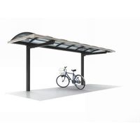 四国化成建材 サイクルポートSAL H20114 熱線遮断ポリカーボネート(グレースモーク) SAL-P20114F-BK 1個（直送品）