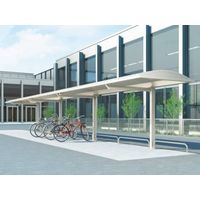 四国化成建材 サイクルポートSAL H2040 熱線遮断ポリカーボネート(グレースモーク) LSAL-P2040-SC 1個（直送品）