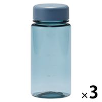 無印良品 目盛り付き ドリンクボトル ブルー 約350mL 1セット（1個×3） 良品計画