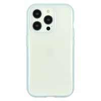 グルマンディーズ IIIIfit Clear iPhone15Pro 対応ケース ライトブルー IFT-158LBL 1個（直送品）