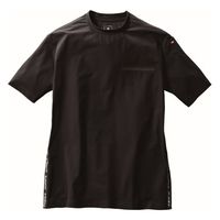 バートル BURTLE ショートTシャツ 吸水速乾 UVカット 接触冷感 ブラック XL 247-35-XL 1枚