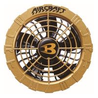 バートル BURTLE ファンユニット エアークラフト メタリックゴールド F AC08-2-72 1個