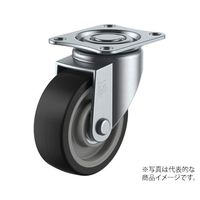 ユーエイ SG型キャスター 自在車プレート式 径75mm ゴム車輪(ナイロンホイル，B入) SG-75NRB 1個 62-9777-81（直送品）