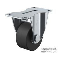 ユーエイ HR型キャスター 固定車プレート式 径65mm 導電MCナイロン車輪 HR-65MCE 1個 62-9775-45（直送品）