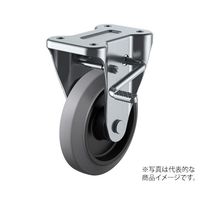 ユーエイ KB型キャスター 固定車プレート式(ストッパー付) NRKB-150(R)-G 1個 62-9776-86（直送品）