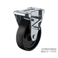 ユーエイ KB型キャスター 固定車プレート式(ストッパー付) PHKB-150(R) 1個 62-9776-89（直送品）