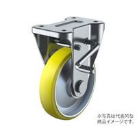 ユーエイ KB型キャスター 固定車プレート式(ストッパー付) UWEKB-150(R) 1個 62-9776-93（直送品）
