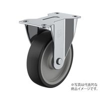 ユーエイ ER型キャスター 固定車プレート式 ER-100NRB 1個 62-9780-17（直送品）