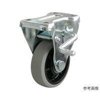 ユーエイ KB型キャスター 固定車プレート式(ストッパー付) GUKB-150(R) 1個 62-9785-20（直送品）